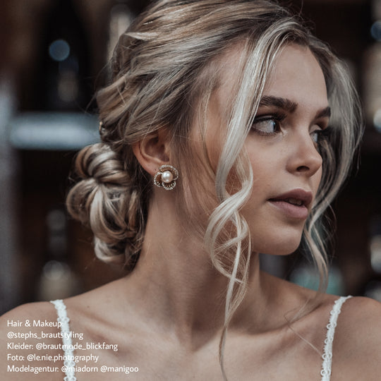 Perlen-Ohrschmuck "Sakura"