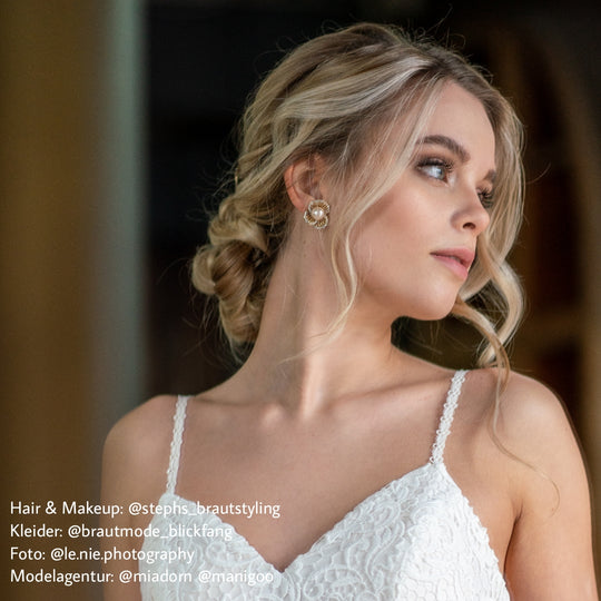 Perlen-Ohrschmuck "Sakura"