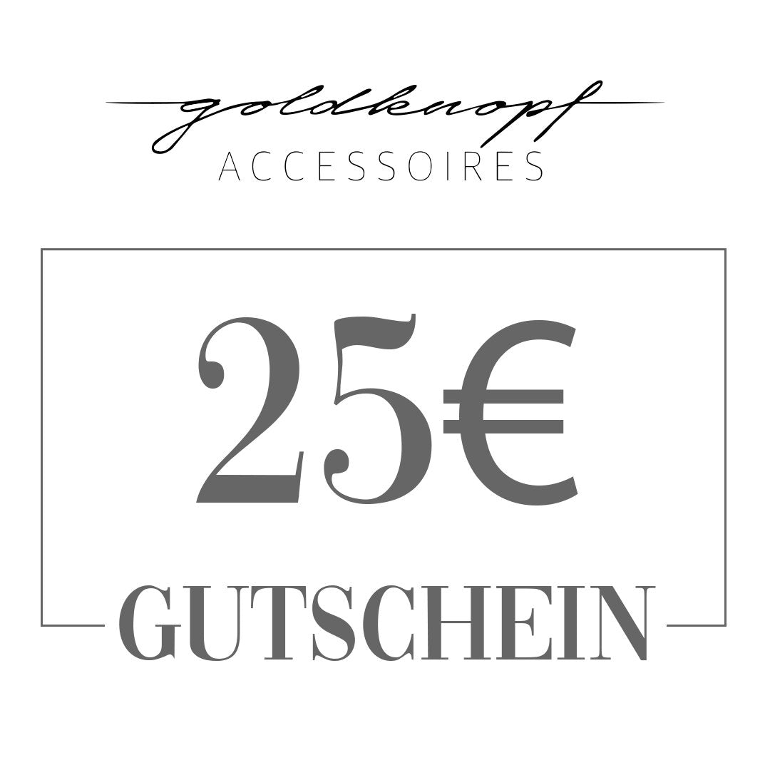 25€ Goldknopf-Geschenkgutschein