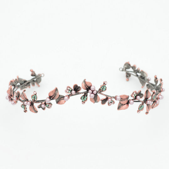 Blätterranken Tiara "Elsa"