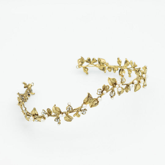 Blätterranken Tiara "Elsa"