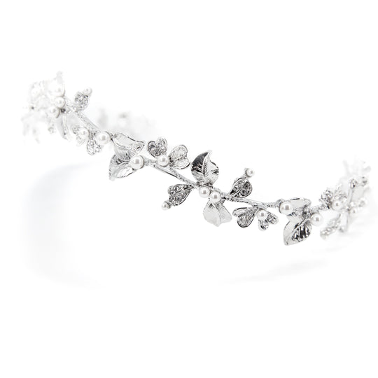 Blätterranken Tiara "Elsa"