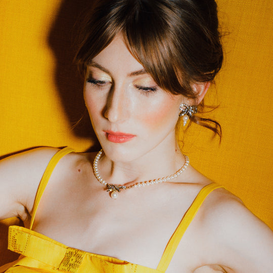 Schleifen-Ohrschmuck "Anna"