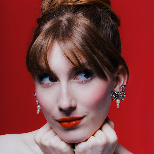 Schleifen-Ohrschmuck "Anna"