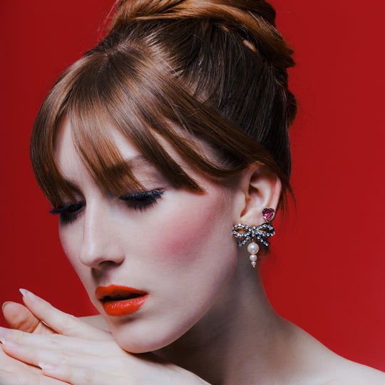 Schleifen-Ohrschmuck "Anna"