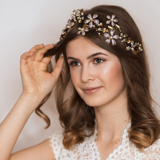 Blumen-Tiara "Elena"