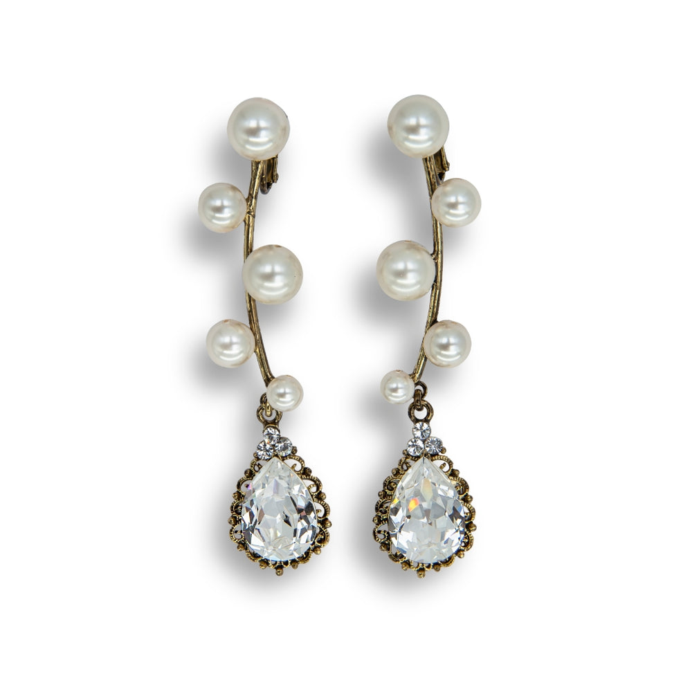 Perlen-Ohrschmuck "Yasmine"