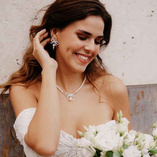 Schleifen-Ohrschmuck "Anna"