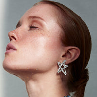 Sternen-Ohrschmuck "Cassiopeia"