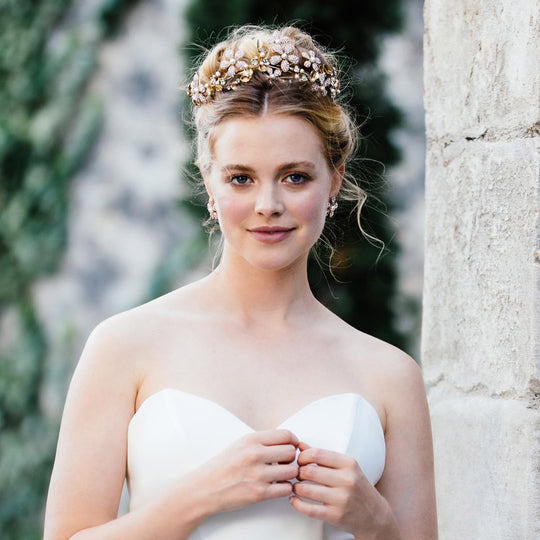 Blumen-Tiara "Elena"