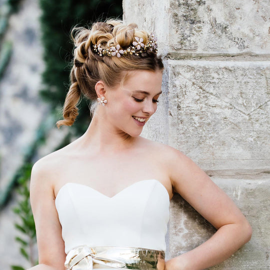 Blumen-Tiara "Elena"