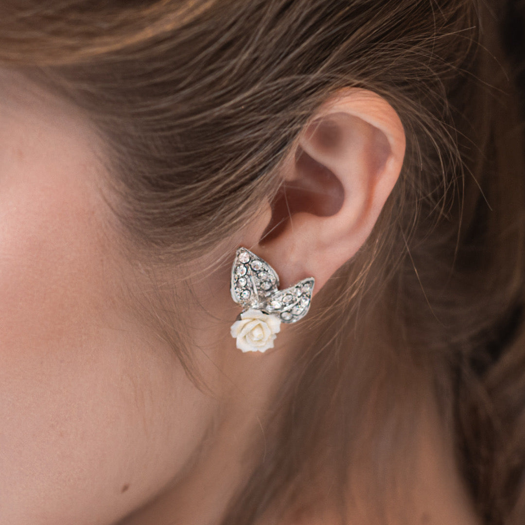 Blätter-Ohrschmuck "Rosalie"