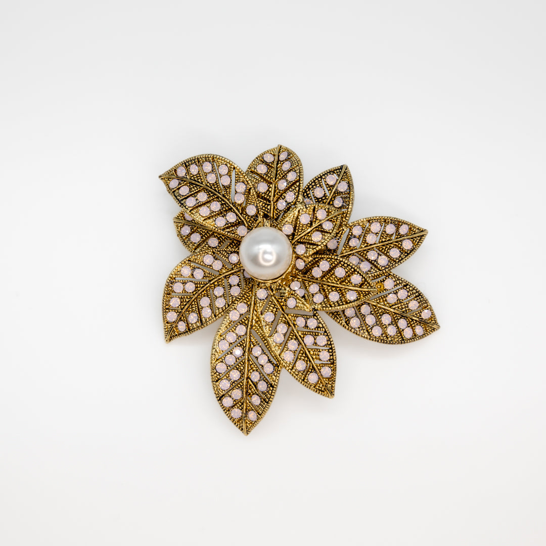 Blätter-Brosche "Talia"