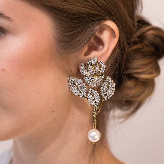 Rosen-Ohrschmuck "Delilah"