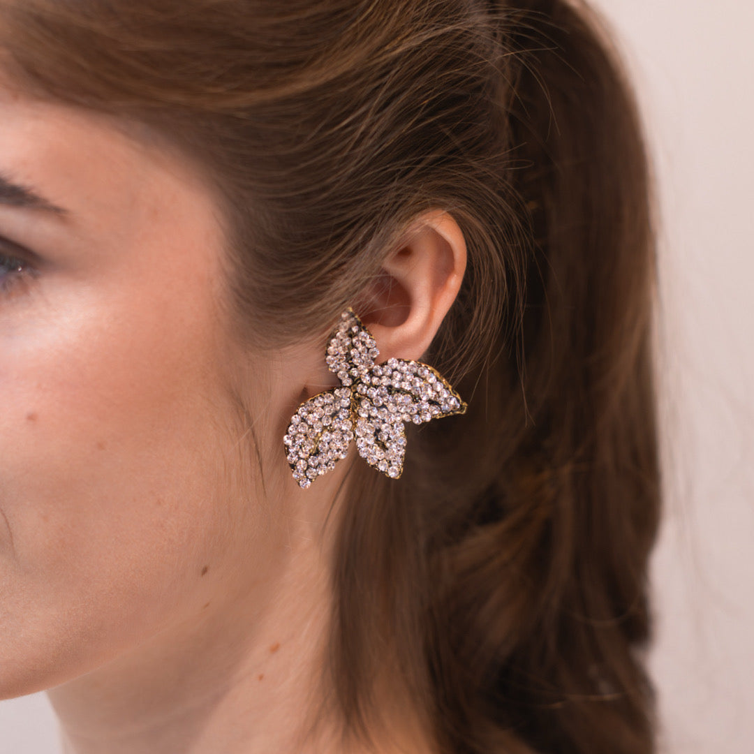 Blätter-Ohrschmuck "Alea"