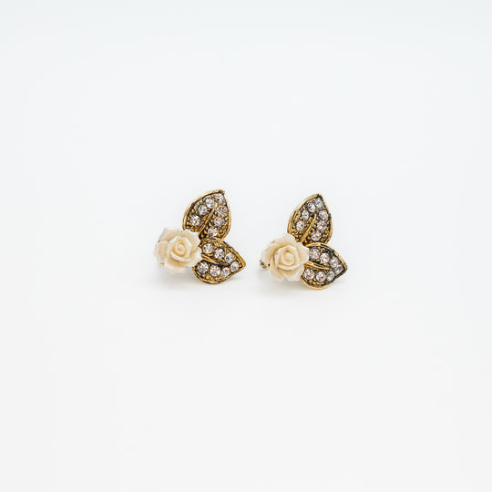 Blätter-Ohrschmuck "Rosalie"