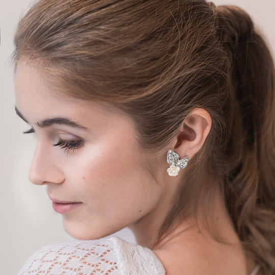 Blätter-Ohrschmuck "Rosalie"