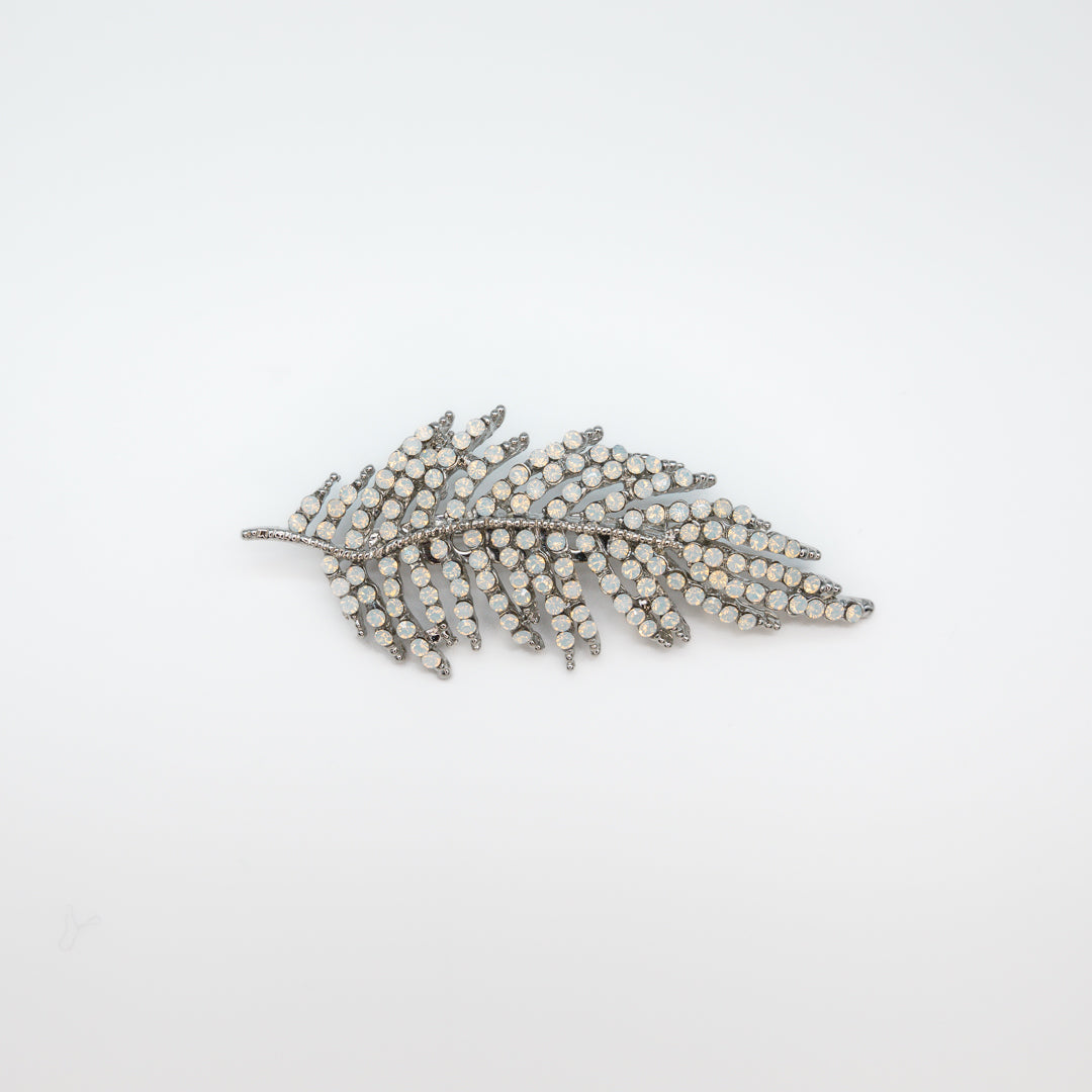 Feder-/Blatt- Brosche (mittel)