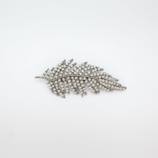 Feder-/Blatt- Brosche (mittel)