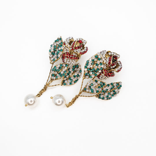 Rosen-Ohrschmuck "Delilah"