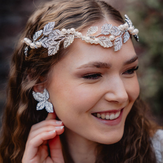 Blätter-Ohrschmuck "Alea"