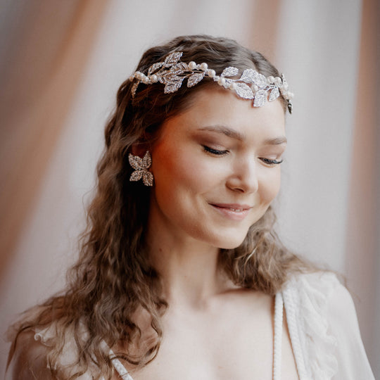 Blätter-Ohrschmuck "Alea"