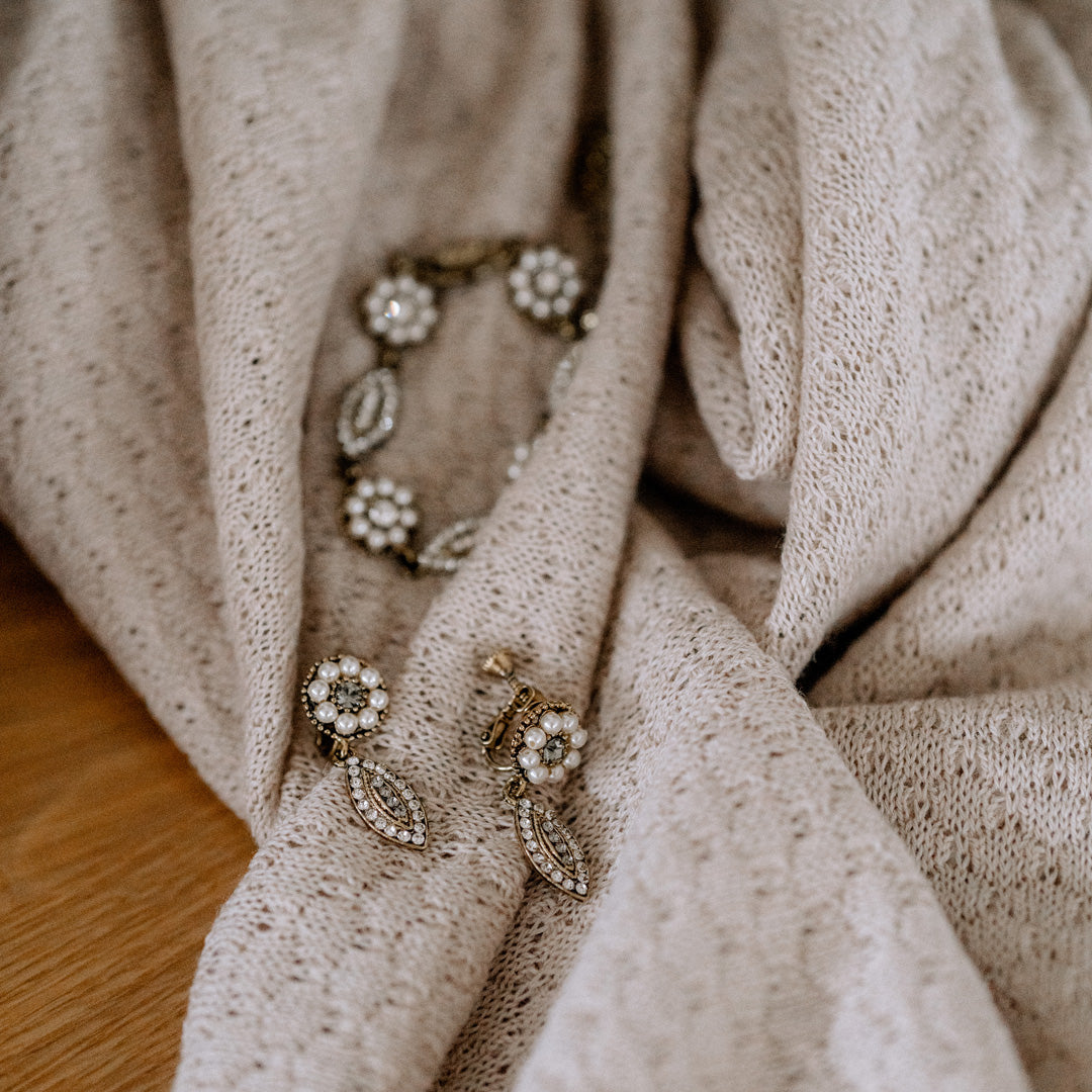 Tropfen-Ohrschmuck "Bianca"