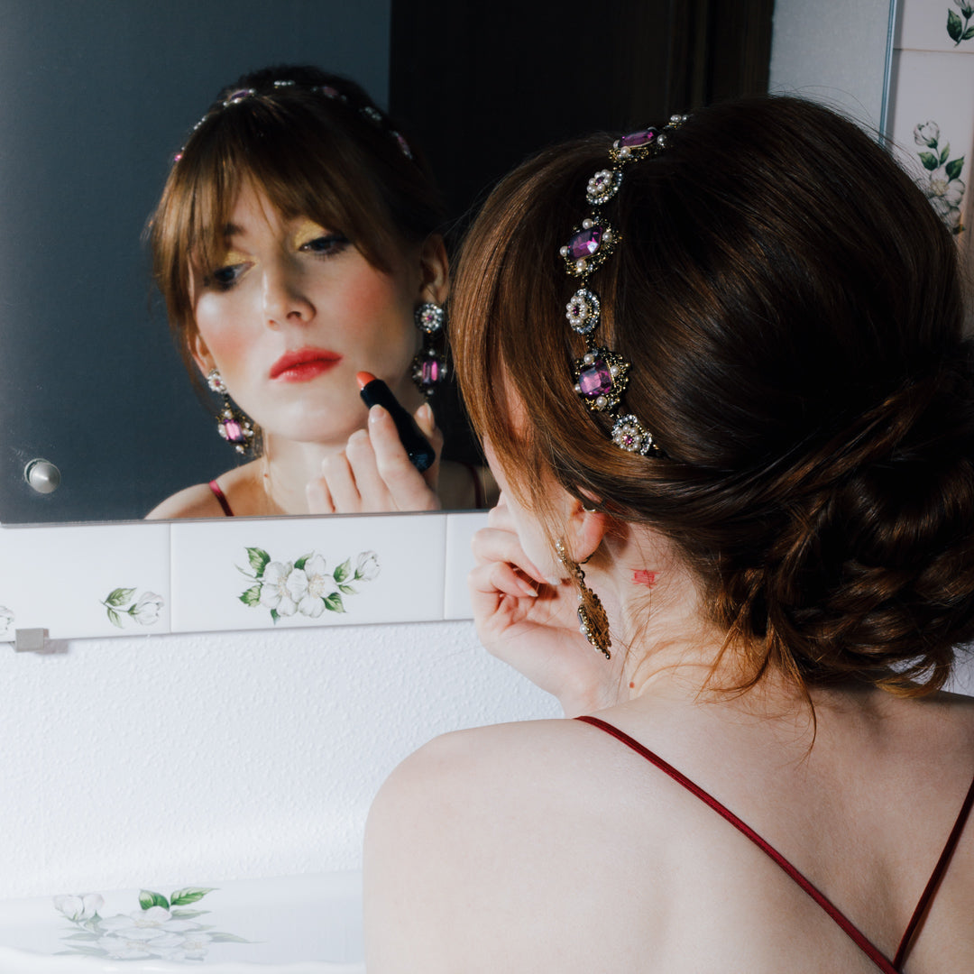 Halskette/Haarschmuck  "Victoria"