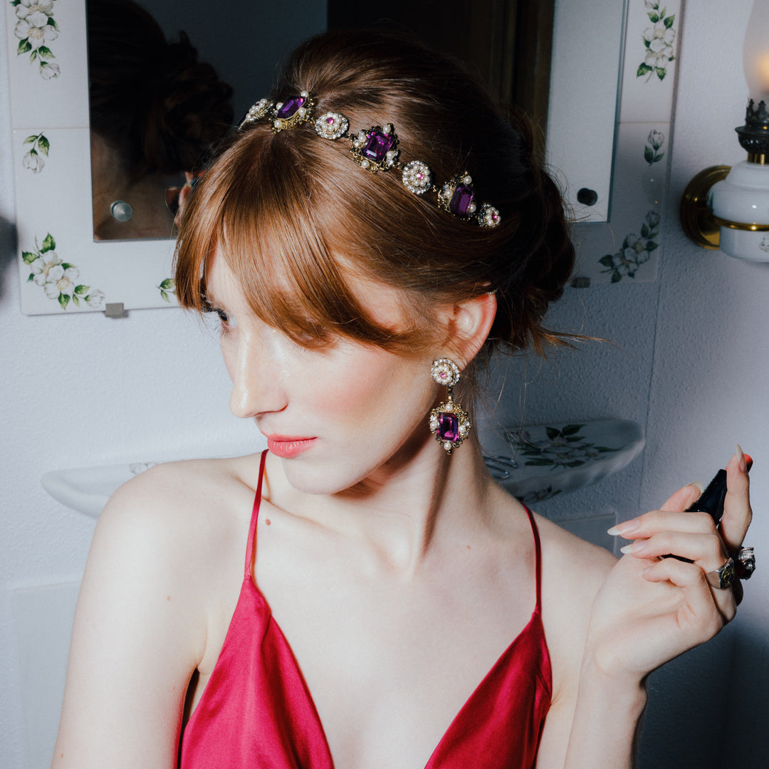 Halskette/Haarschmuck  "Victoria"