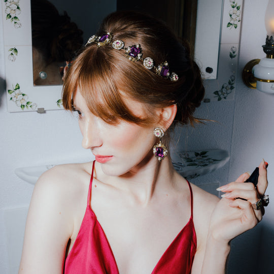 Halskette/Haarschmuck  "Victoria"